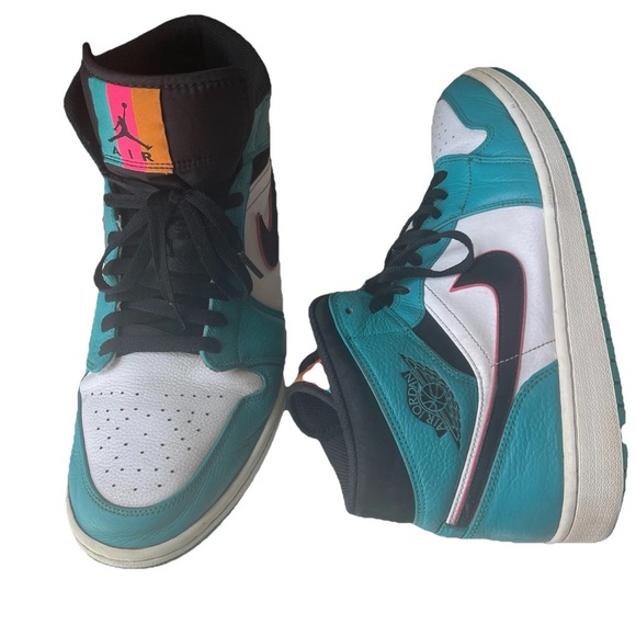 Air Jordan 1 South Beach mid top size 13 - Picture 2 of 11